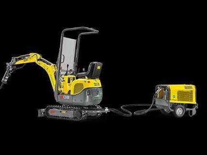 803 DUAL POWE DIESEL ELETTRICO Miniescavatore Foto 1