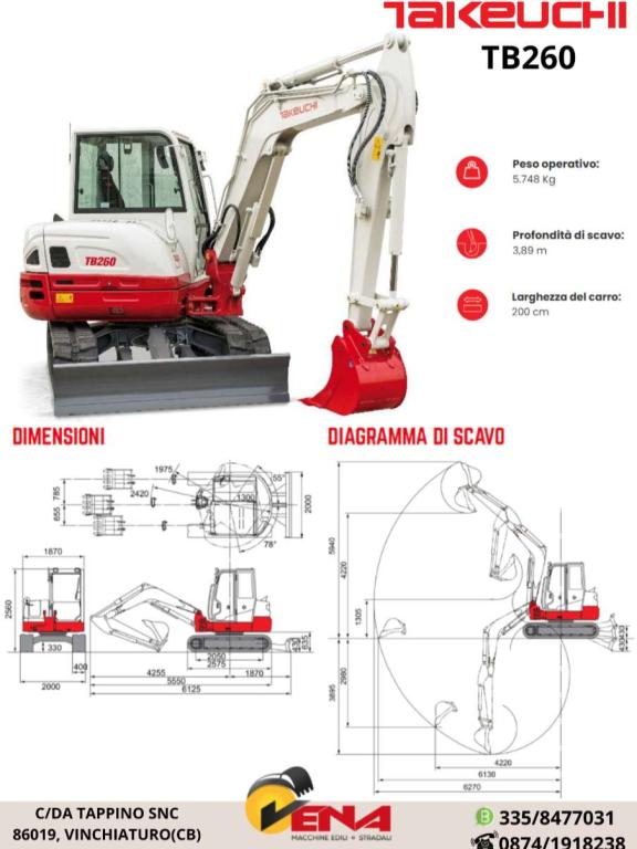 Eurocomach/TAKEUCHI 50ZT/TB260 Foto 2