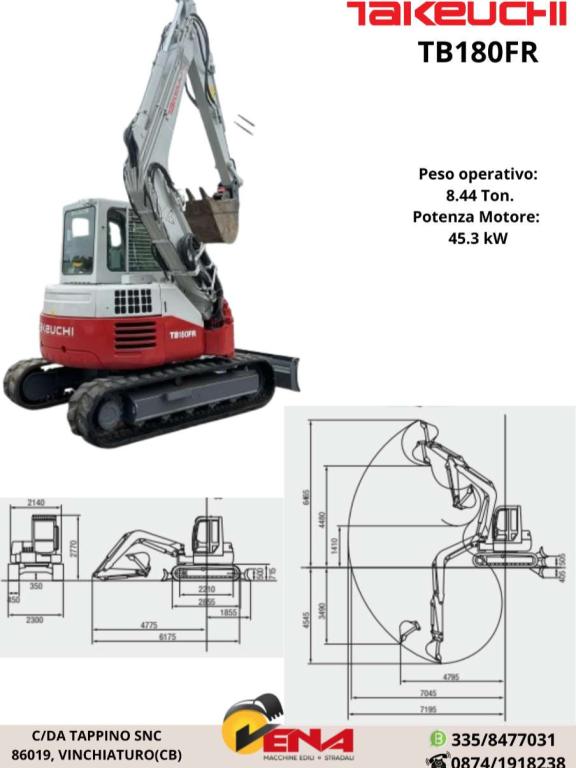 Takeuchi TB180FR Foto 1