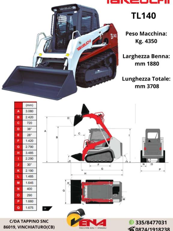 Takeuchi TL140 Foto 1