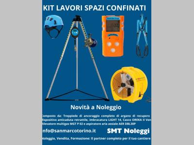 IRUDEK Kit per spazio confinato a noleggio presso S.M.T. Noleggi Srl