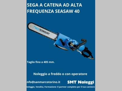 Sea Technology Seasaw 40 - diamantata ad alta frequenza a noleggio presso S.M.T. Noleggi Srl