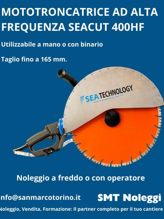 Sea Technology Seacut 400HF - a disco ad alta frequenza Foto 1